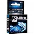 Леска AQUA FC Ultra Fluorocarbon 100% 0,12mm 30m, цвет - прозрачный, test - 1,45kg